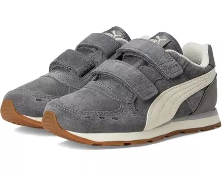 Кроссовки PUMA Kids Vista Hook and Loop, цвет Castlerock/Whisper White/Gray Violet