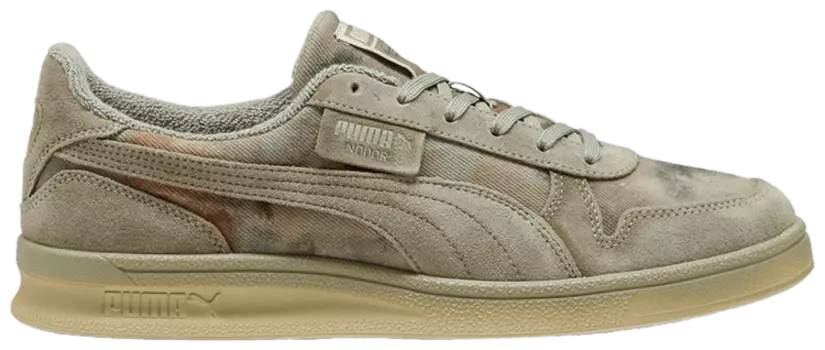 Кроссовки Puma KidSuper x Indoor Distressed 'Lux Army', зеленый
