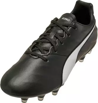 Кроссовки PUMA King Pro 21 Firm Ground, цвет Puma Black/Puma White