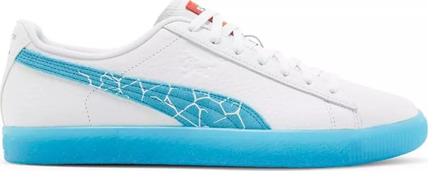 Кроссовки Puma Kool-Aid x Clyde Brick Walls - Blue Atoll, белый