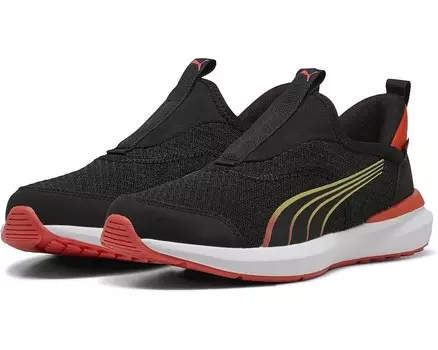 Кроссовки PUMA Kruz Sliptech(Big Kid), цвет Puma Black-Redmazing