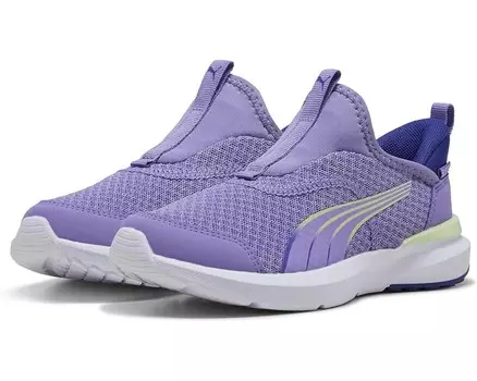 Кроссовки PUMA Kruz Sliptech(Little Kid), цвет Lavender Alert-Lapis Lazuli