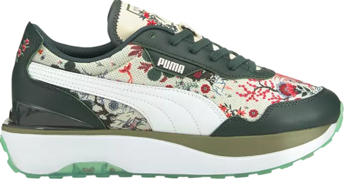 Кроссовки Puma Liberty of London x Wmns Cruise Rider NU Floral, зеленый