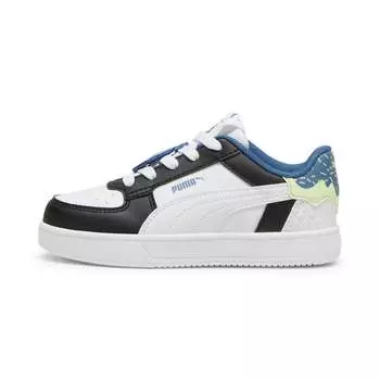 Кроссовки PUMA Little Kids x TROLLS Caven 2.0, цвет black/white/blue horizon