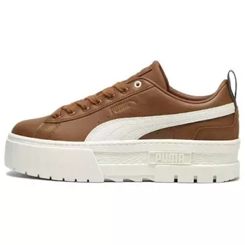Кроссовки Puma Mayze Skateboarding Shoes Women's Low-top Brown, коричневый