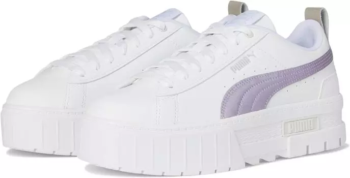 Кроссовки PUMA Mayze Sneakers, цвет Puma White/Feather Gray