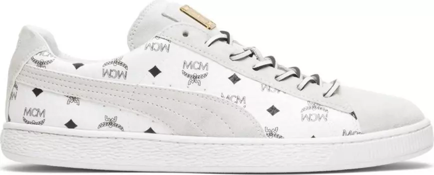Кроссовки Puma MCM x Suede Whisper White, белый