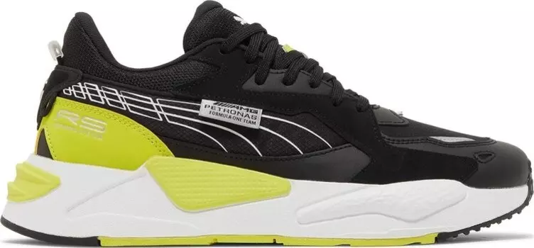 Кроссовки Puma Mercedes-AMG Petronas F1 x RS-Z Black Energy Yellow, черный