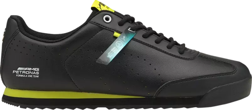 Кроссовки Puma Mercedes-AMG Petronas F1 x Roma Black Energy Yellow, черный