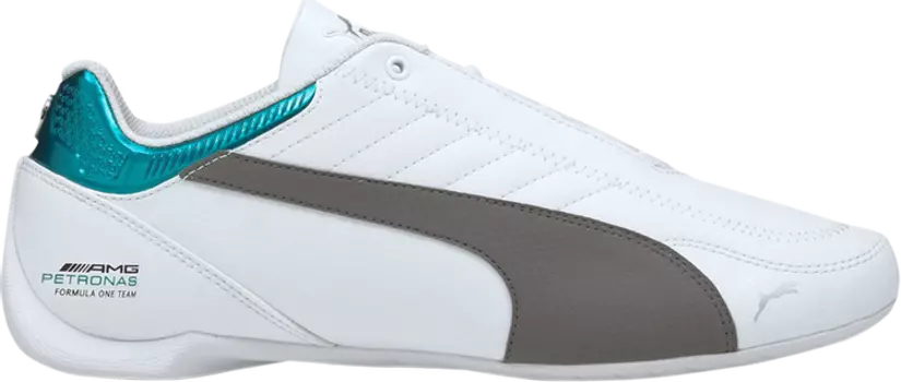 Кроссовки Puma Mercedes-AMG Petronas Motorsport x Future Kart Cat White Smoked Pearl, белый