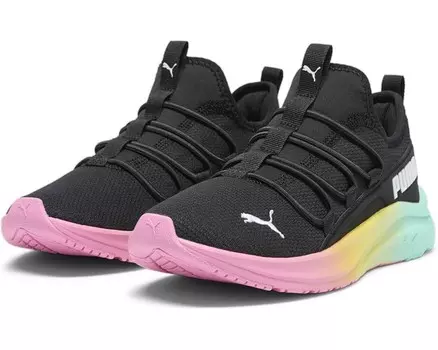 Кроссовки PUMA One4All Fade, цвет PUMA Black/Fast Pink/Mint