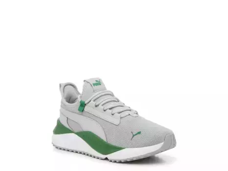 Кроссовки Puma Pacer Easy Street — детские, серые/зеленые