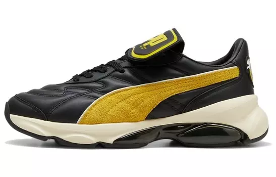 Кроссовки Puma Perks And Mini X Cell Dome King 'Black Tart Apple', черный/желтый