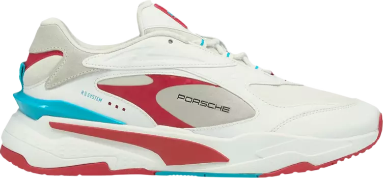 Кроссовки Puma Porsche Legacy x RS-Fast White American Beauty, белый