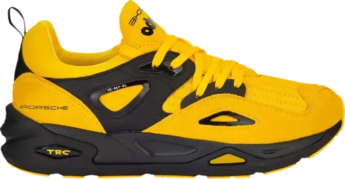 Кроссовки Puma Porsche Legacy x TRC Blaze Lemon Chrome Black, желтый