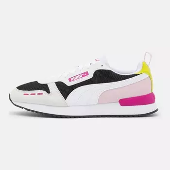Кроссовки Puma R78, black/white/chalk pink/limepunch