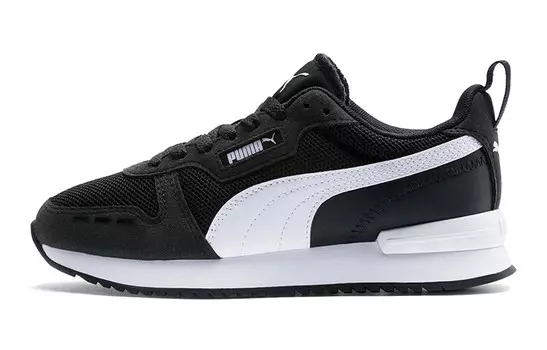 Кроссовки Puma R78 Jr 'Black White'