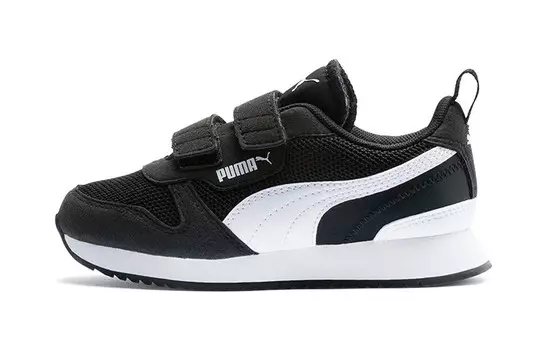 Кроссовки Puma R78 Little Kid 'Black White'