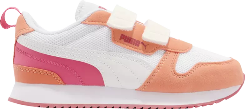 Кроссовки Puma R78 Little Kid Orange Peach, белый