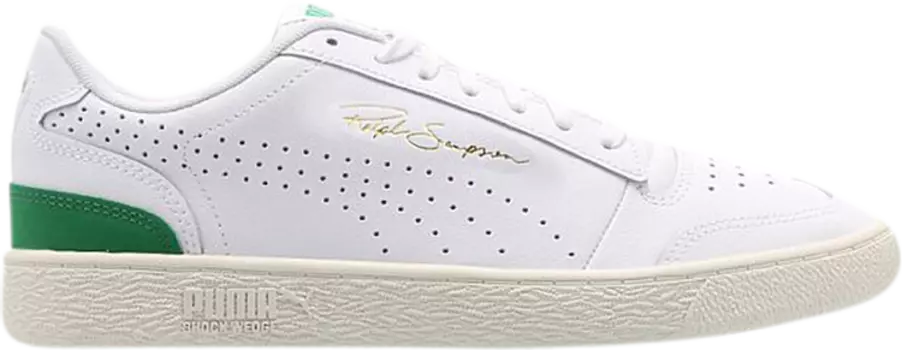 Кроссовки Puma Ralph Sampson Lo Perf White Green, белый