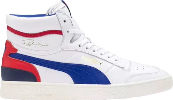 Кроссовки Puma Ralph Sampson Mid OG White Blue Red, белый