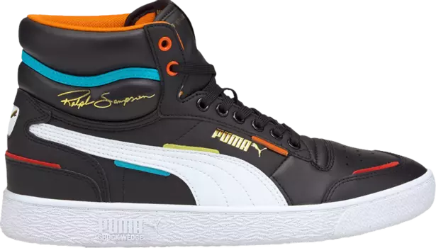 Кроссовки Puma Ralph Sampson Mid Pop - Black, черный