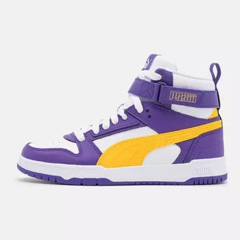 Кроссовки Puma Rbd Game Unisex, prism violet/spectra yellow/white/team gold