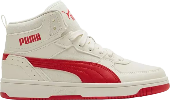 Кроссовки Puma Rebound Joy CV Whisper White High Risk Red, белый