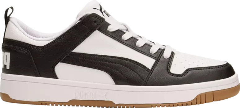 Кроссовки Puma Rebound LayUp Low SL White Black, белый