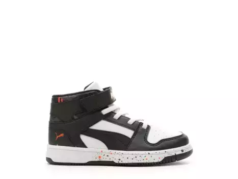 Кроссовки Puma Rebound Layup SL Full Throttle — детские, белые/серые