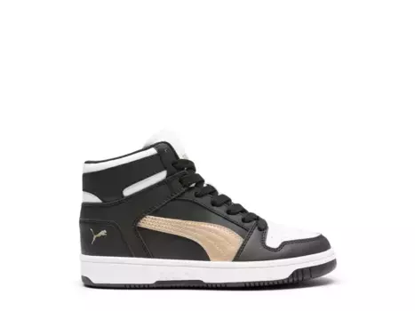 Кроссовки Puma Rebound Layup SL High-Top — детские, черные/другие