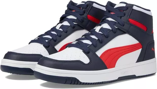 Кроссовки Puma Rebound LayUp SL PUMA, цвет Parisian Night/High-Risk Red/PUMA White