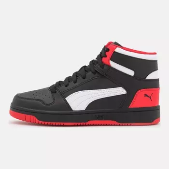 Кроссовки Puma Rebound Layup Unisex, black/white/high risk red