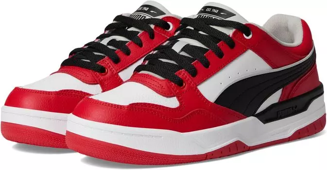 Кроссовки PUMA Rebound Retro Sneakers, цвет Puma Black/For All Time Red