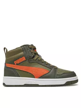 Кроссовки Puma Rebound V6 Mid Wtr Jr 394685 05, хаки