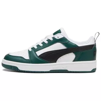 Кроссовки Puma Rebound V6 Skateboarding Shoes Unisex Low-top Green/White, зеленый