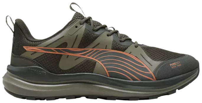 Кроссовки Puma Reflect Lite Trail PURE-TEX 'Dark Olive', зеленый