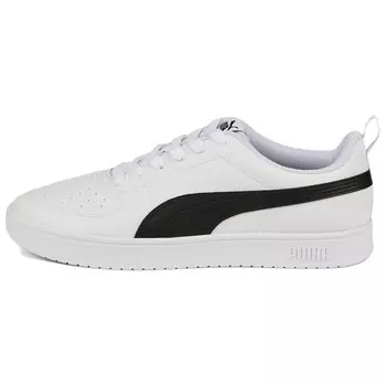 Кроссовки Puma Ricky Skateboarding Shoes Unisex Low-top Puma White/Puma Black, белый