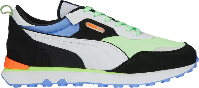 Кроссовки Puma Rider FV Future Vintage - Black Fizzy Lime, фиолетовый