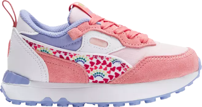 Кроссовки Puma Rider FV Little Kid Rainbow Sunset, розовый