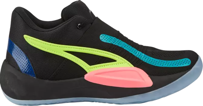 Кроссовки Puma Rise Nitro Black Sunset Glow, черный