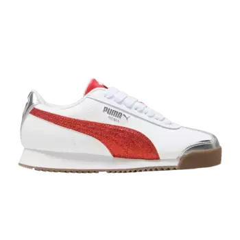 Кроссовки Puma Roma 24 Big Kid Holiday Glitz, белый