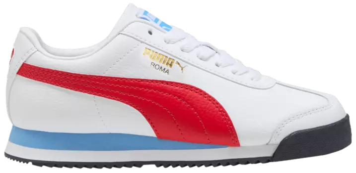 Кроссовки Puma Roma 24 Standard Big Kid 'White Red Blue', белый