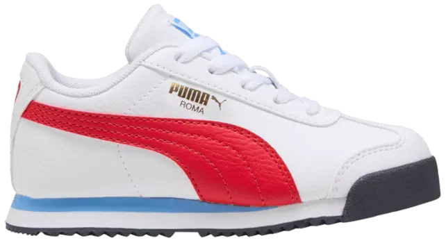 Кроссовки Puma Roma 24 Standard Little Kid 'White Red Blue', белый