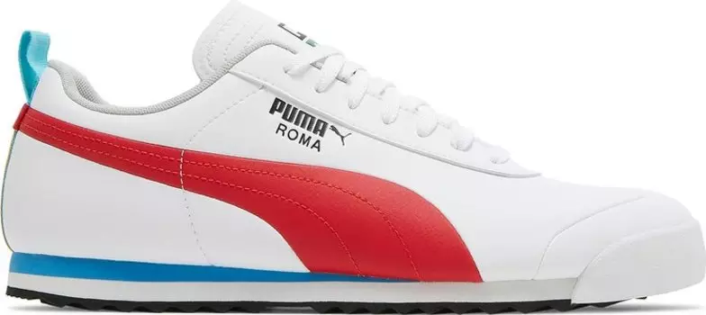 Кроссовки Puma Roma Game White High Risk Red, белый
