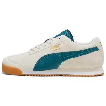 Кроссовки Puma Roma Lifestyle Shoes Unisex Low-top Beige/Blue, бежевый/синий