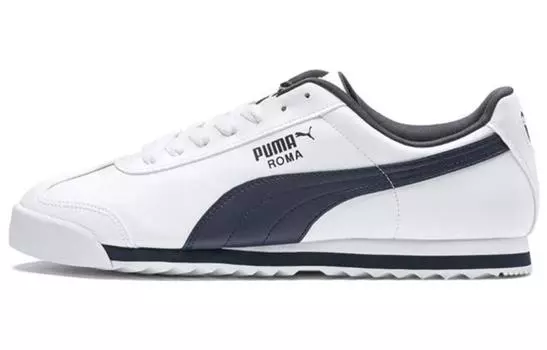 Кроссовки PUMA Roma Training Shoes Unisex Low-Top White Blue