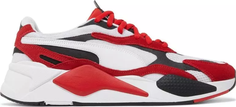 Кроссовки Puma RS-X3 Super High Risk Red, белый