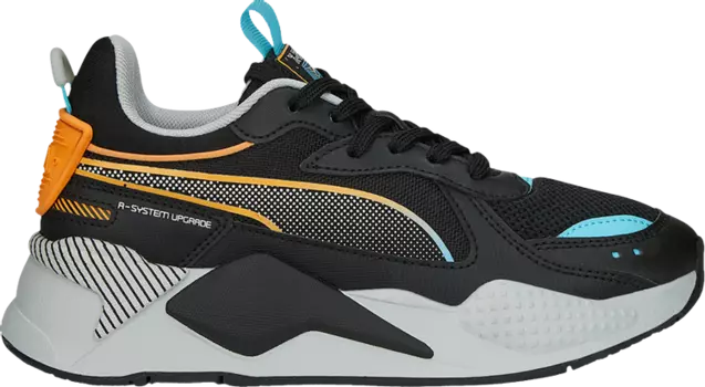 Кроссовки Puma RS-X 3D Big Kid Black Harbor Mist, черный