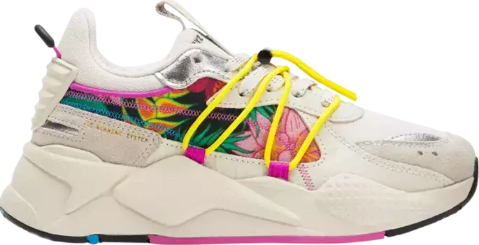 Кроссовки Puma RS-X Papered Jr Floral, серый